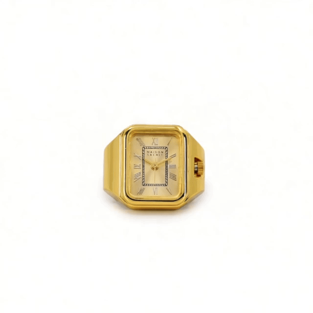 Reign Gold Tone - Stainless Steel Ring Watch