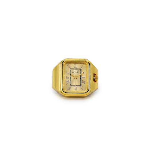 Reign Gold Tone - Stainless Steel Ring Watch